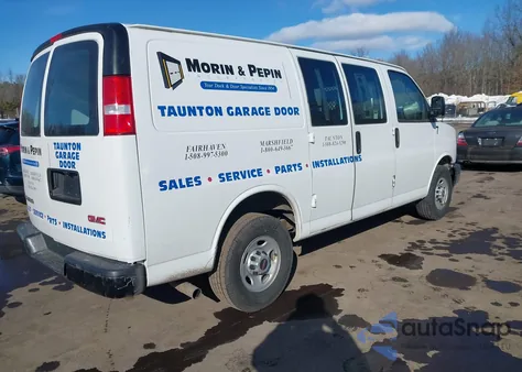 2017 GMC Savana 2500 Work Van z USA, uszkodzony, nr VIN 1GTW7AFF7H1338797